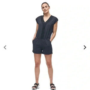 Indygena Esi Short Jumper Romper Black Mid Thigh Women’s Size Small $109